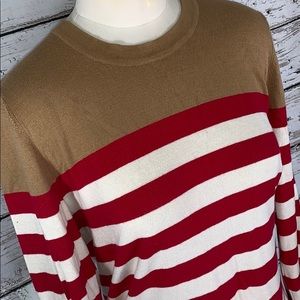 Jones New York nautical crew neck sweater